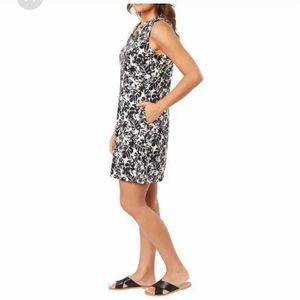 Briggs Ladies' Ruffle V-Neck Linen Blend Dress